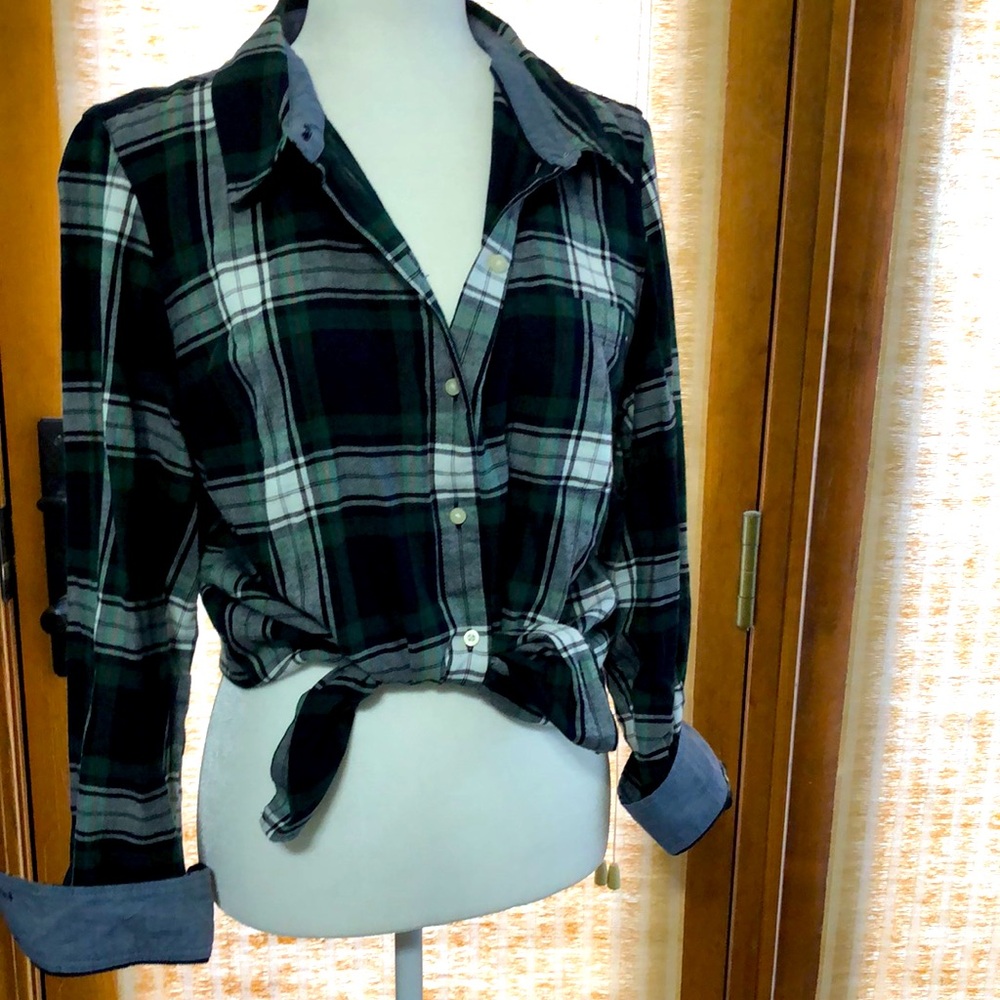 Tommy Hilfiger Plaid Shirt NWT L